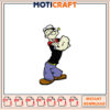 Popeye Sailor Man Embroidery Design Instant Download