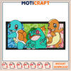 Pokemon Starter Embroidery Design