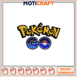 Pokemon Go Embroidery Design Download