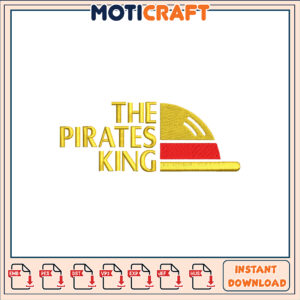 Pirates King Embroidery Design Instant Download