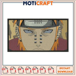 Pain Naruto Embroidery Design Instant Download
