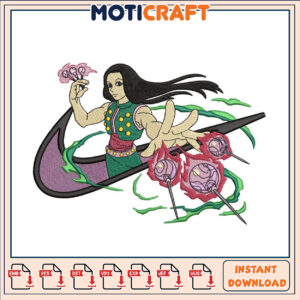 Killua Zoldyck Embroidery Design Instant Download Killua Zoldyck Embroidery Design Instant Download