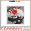 Japanese Car Embroidery Design 2 Japanese Car Embroidery Design