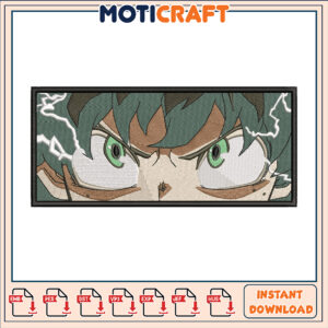 Izuku Midoriya Eyes Embroidery Design