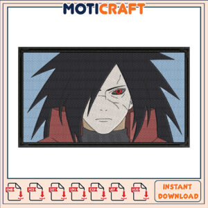Itachi Uchiha Embroidery Design