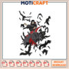 Itachi Crows Embroidery Design