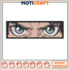Intense Expression Embroidery Design for Instant Download