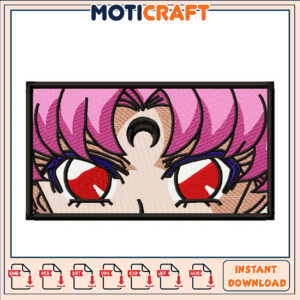 Instant Download Embroidery Design Anime Character Eyes