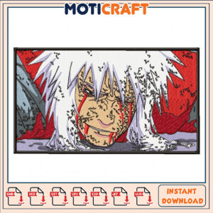 Instant Download Embroidery Design of Anime Character Art