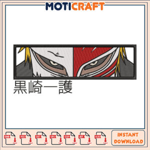 Ichigo Kurosaki Embroidery Design