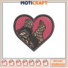 Heart Legs Embroidery Design Instant Download