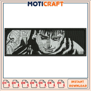 Guts Berserk Embroidery Design