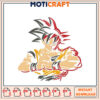 Goku Embroidery Design Instant Download for Creators