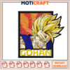 Gohan Embroidery Design Instant Download for Craft Lovers