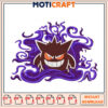 Gengar Embroidery Design Instant Download