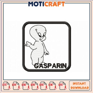Gasparin Embroidery Design Instant Download