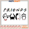 Friends Embroidery Design Disney Villains