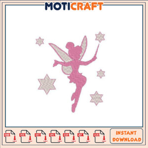Fairy Embroidery Design Instant Download