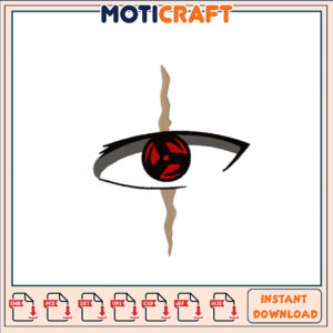 Eye Inspired Embroidery Design for Instant Download Crafting