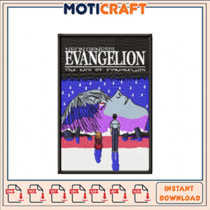Evangelion Embroidery Design Instant Download