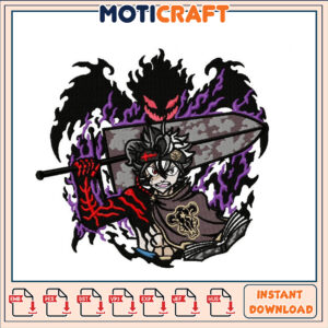 Epic Warrior Embroidery Design Instant Download Pattern