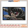 Epic Anime Character Embroidery Design Instant Download File
