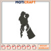 Embroidery Design Father & Child Silhouette