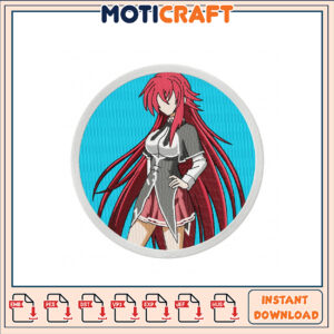 Embroidery Design Digital Download Anime Character Patch