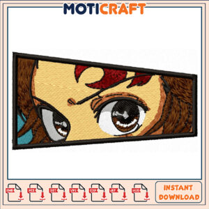 Embroidery Design Classic Eye Art Instant Download File