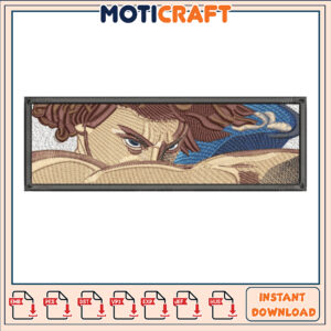 Embroidery Design Anime Face Instant Download