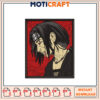 Embroidered Anime Art Design Instant Download for Creatives