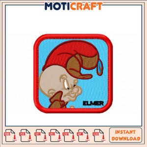Elmer Fudd Embroidery Design Instant Download