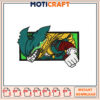 Dynamic Superhero Embroidery Design Instant Download File