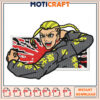 Dynamic Embroidery Design of Strong Character Action Art