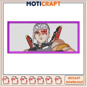 Dynamic Embroidery Design for Instant Download Adventure
