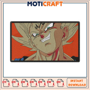 Dragon Ball Z Embroidery Design Instant Download
