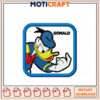Donald Duck Embroidery Design Instant Download Patch File
