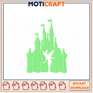 Disney Castle Embroidery Design