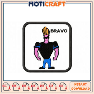 Dexter's Lab Bravo Embroidery Design