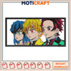 Demon Slayer Embroidery Design Instant Download Pattern