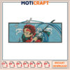 Demon Slayer Embroidery Design Instant Download File Set