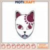 Demon Slayer Cat Mask Embroidery Design