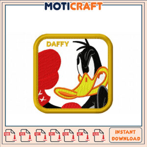 Daffy Duck Embroidery Design Instant Download