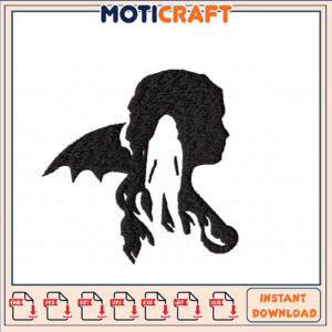 Daenerys Dragon Embroidery Design