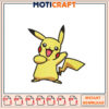 Cute Pikachu Embroidery Design Instant Download for Crafts 1 Cute Pikachu Embroidery Design Instant Download for Crafts