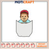 Cute Kid Peek Embroidery Design 2 Cute Kid Peek Embroidery Design