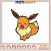 Cute Eevee Embroidery Design Instant Download 1 Cute Eevee Embroidery Design Instant Download