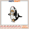 Cute Cat Orca Embroidery Design
