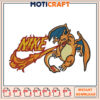 Charmander Nike Embroidery Design