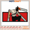 Chainsaw Man Embroidery Design Instant Download Artwork